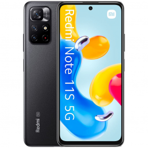 Xiaomi Redmi Note 11S 5G 4/128GB Dual-Sim mobiltelefon fekete